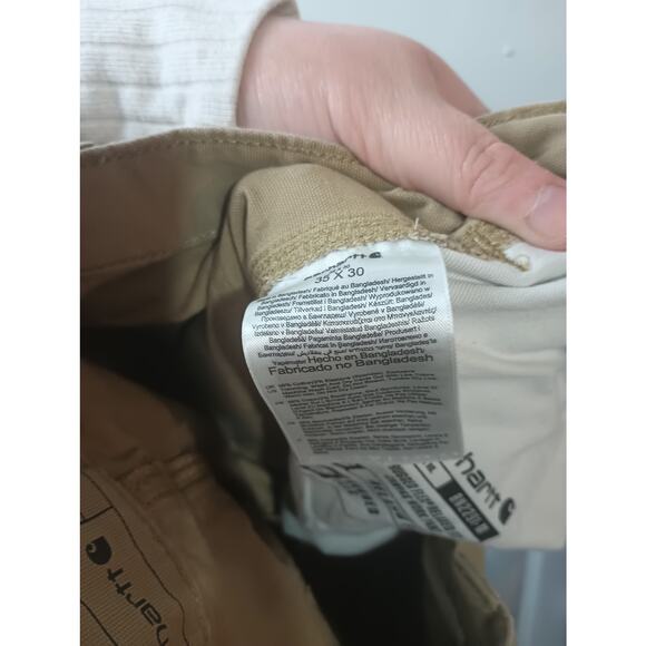 Carhartt Rugged Flex Relaxed Fit Canvas Work Pant Men's 35 x 30 - Picture 7 of 7